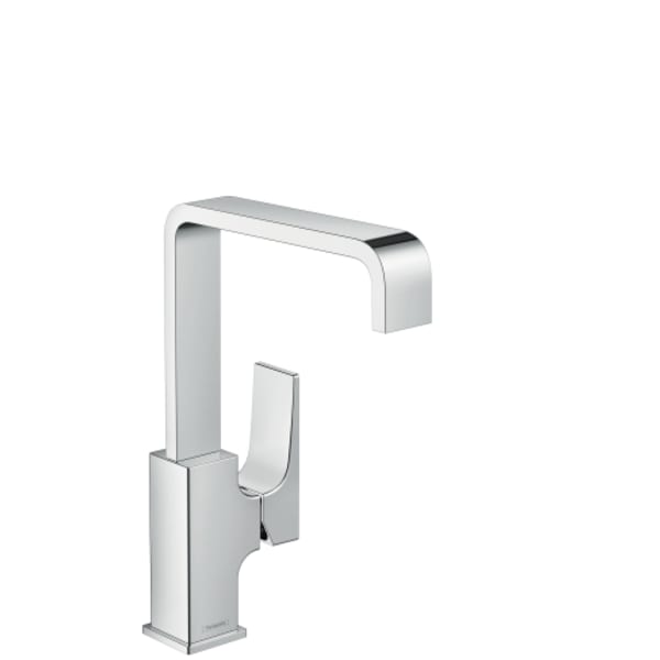 hansgrohe Metropol Single-Hole Faucet 230 with Lever Handle and Swivel Spout, 1.2 GPM in Chrome