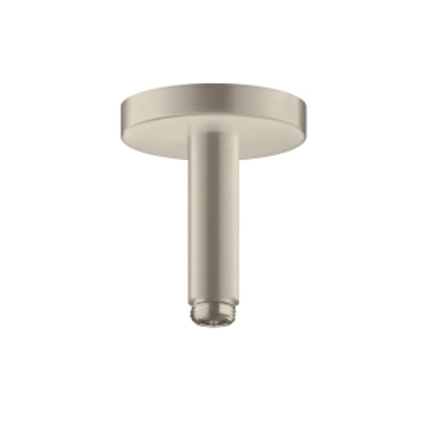 AXOR ShowerSolutions Extension Pipe for Ceiling Mount, 4" in Brushed Nickel