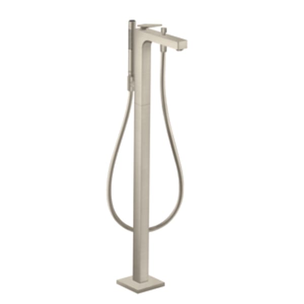 AXOR Citterio Freestanding Tub Filler Trim with 1.75 GPM Handshower in Brushed Nickel