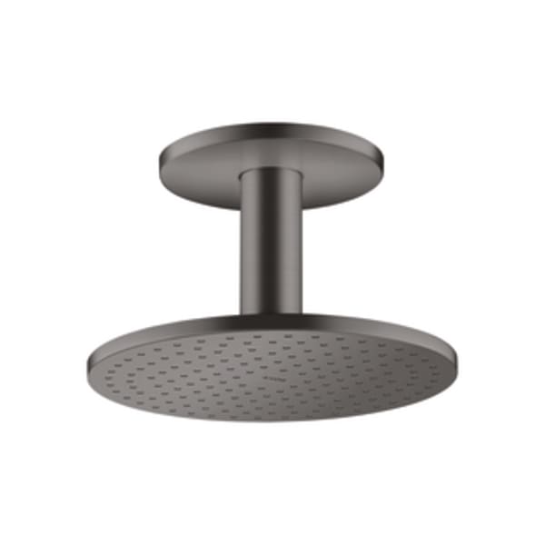 AXOR ShowerSolutions Showerhead 250 2-Jet Ceiling Connection, 1.75 GPM in Brushed Black Chrome