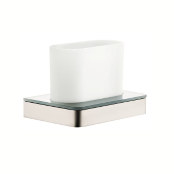 AXOR Universal SoftSquare Tumbler in Brushed Nickel