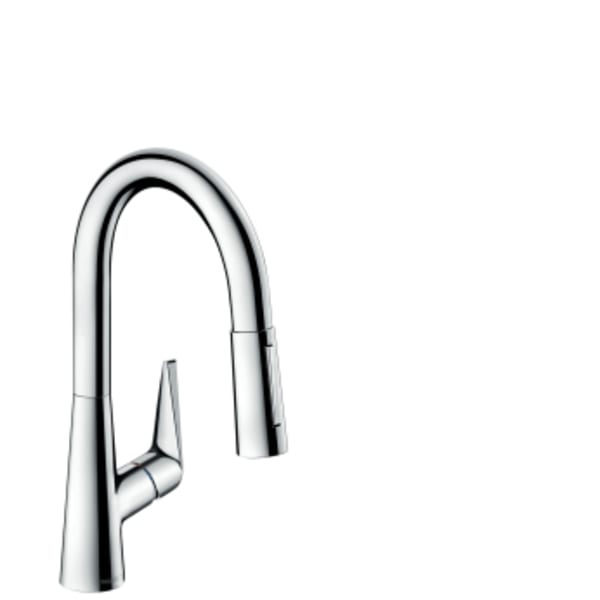 hansgrohe Talis S Prep Kitchen Faucet, 2-Spray Pull-Down, 1.75 GPM in Chrome