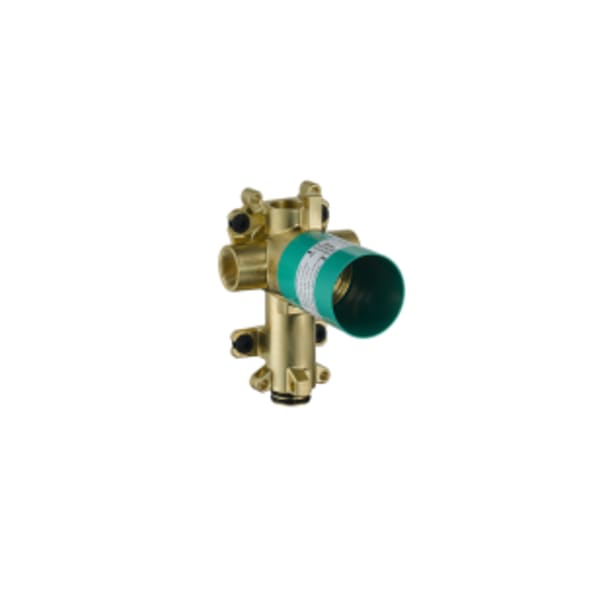 AXOR ShowerSolutions Rough, Trio Diverter 5" x 5" with Shut-Off