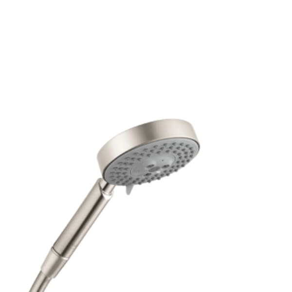 hansgrohe Raindance S Handshower 100 3-Jet, 2.0 GPM in Brushed Nickel
