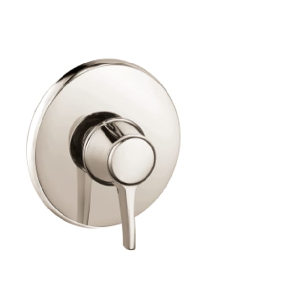 hansgrohe Ecostat Classic Pressure Balance Trim, Round in Polished Nickel