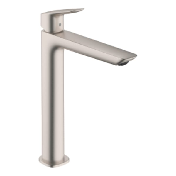hansgrohe Logis Fine Single-Hole Faucet 240, 1.2 GPM in Brushed Nickel