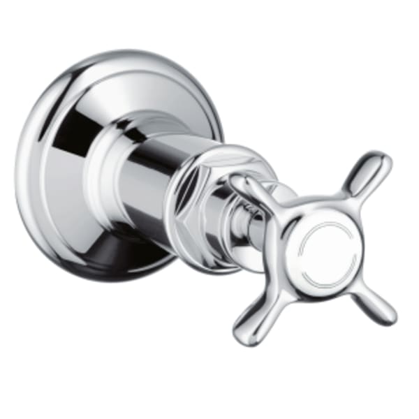 AXOR Montreux Volume Control Trim with Cross Handle in Chrome