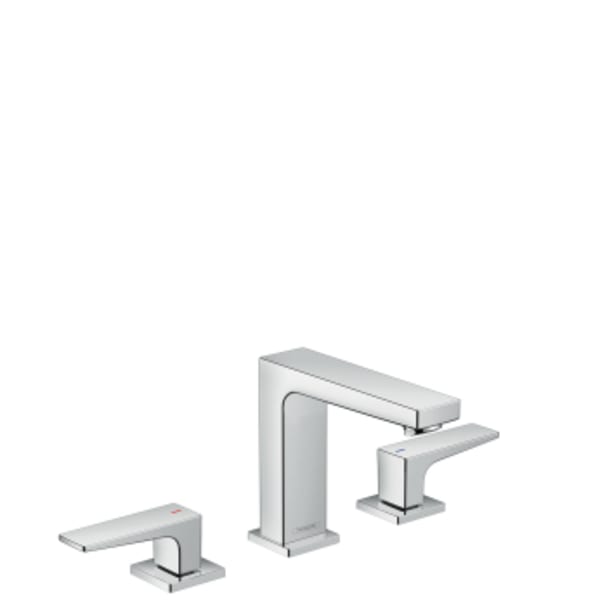 hansgrohe Metropol Widespread Faucet 110 with Lever Handles, 1.2 GPM in Chrome