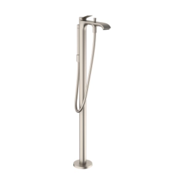 hansgrohe Vivenis Freestanding Tub Filler Trim with 1.75 GPM Handshower in Brushed Nickel