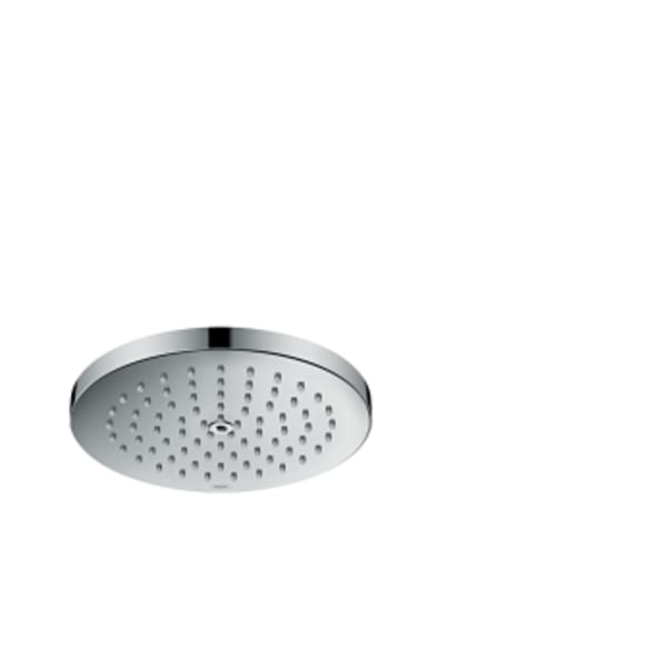 hansgrohe Raindance S Showerhead 180 1-Jet PowderRain, 1.5 GPM in Chrome