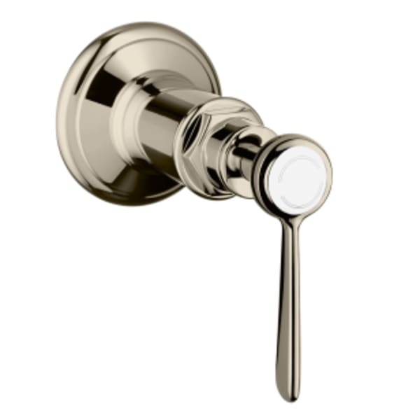 AXOR Montreux Volume Control Trim with Lever Handle in Polished Nickel