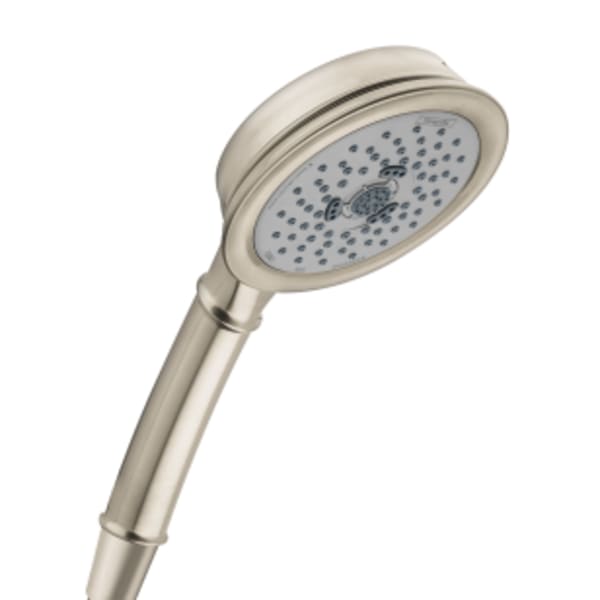 hansgrohe Croma 100 Classic Handshower 3-Jet, 1.8 GPM in Brushed Nickel
