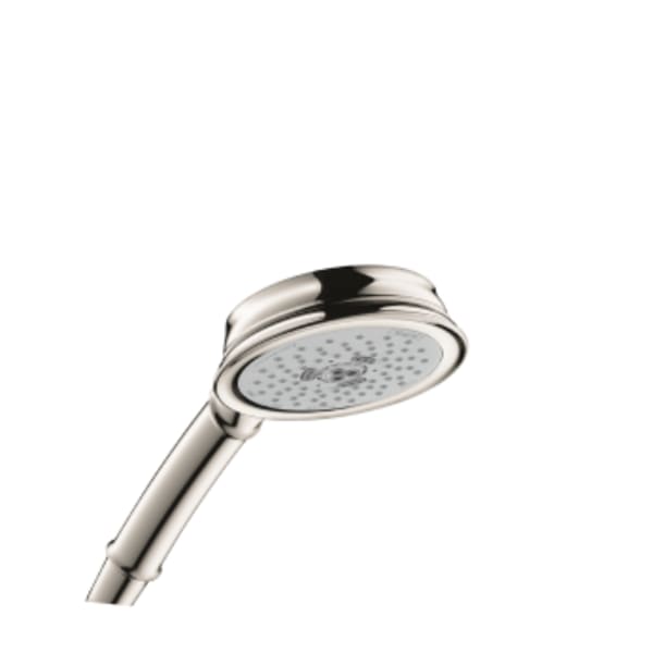 hansgrohe Croma 100 Classic Handshower 3-Jet, 2.5 GPM in Polished Nickel