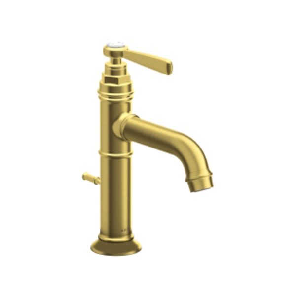 AXOR Montreux Single-Hole Faucet 100 with Pop-Up Drain, 1.2 GPM in Brushed Gold Optic