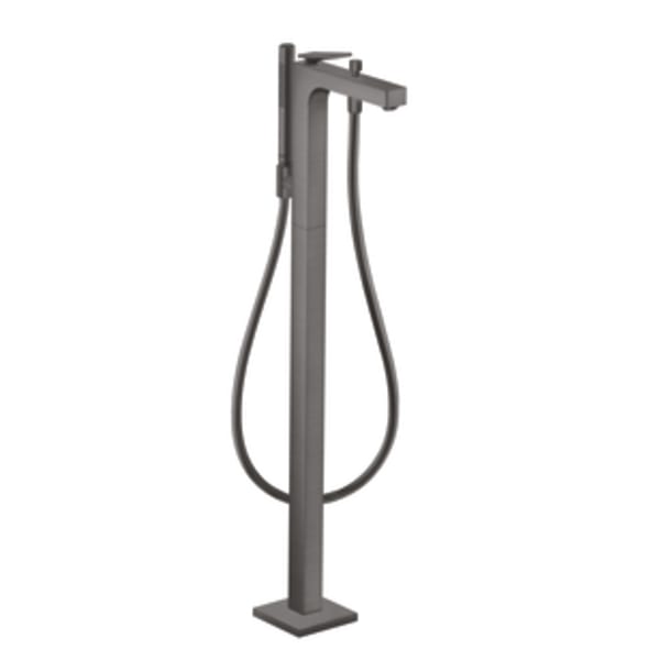 AXOR Citterio Freestanding Tub Filler Trim with 1.75 GPM Handshower in Brushed Black Chrome