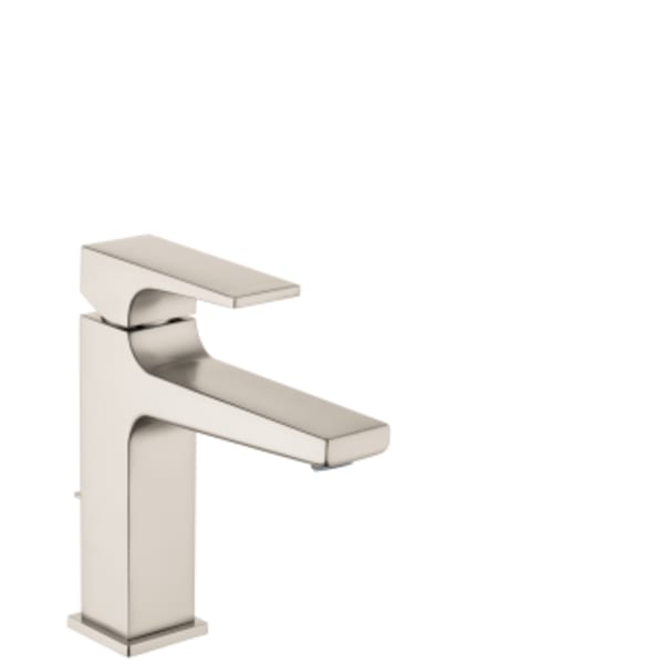 hansgrohe Metropol Single-Hole Faucet 110 with Lever Handle, 1.2 GPM in Brushed Nickel
