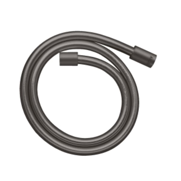 AXOR ShowerSolutions Techniflex Hose with Cylindrical Nut, 49" in Brushed Black Chrome