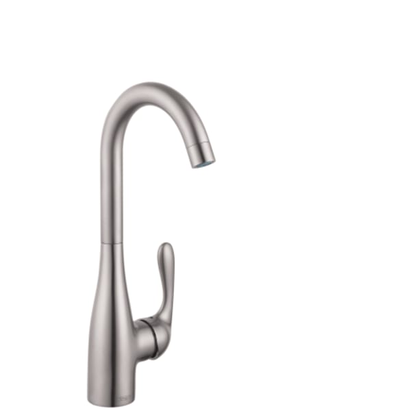 hansgrohe Allegro E Bar Faucet, 1.5 GPM in Stainless Steel Optic