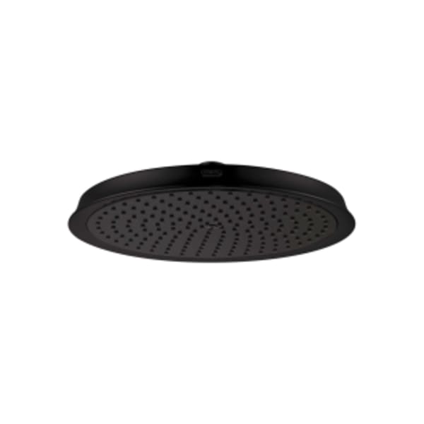 hansgrohe Raindance Classic Showerhead 240 1-Jet, 2.5 GPM in Matte Black
