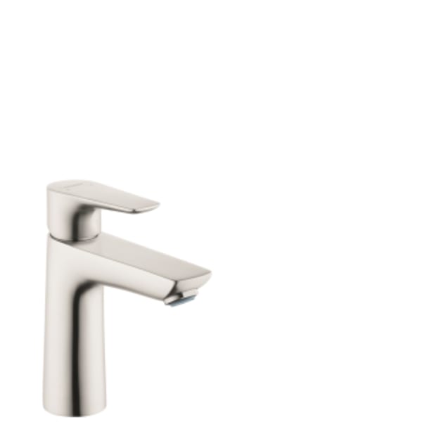 hansgrohe Talis E Single-Hole Faucet 110 with Pop-Up Drain, 1.2 GPM in Brushed Nickel