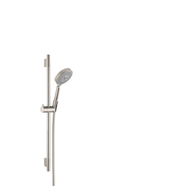 hansgrohe Raindance S Wallbar Set 120 3-Jet 24", 2.5 GPM in Brushed Nickel