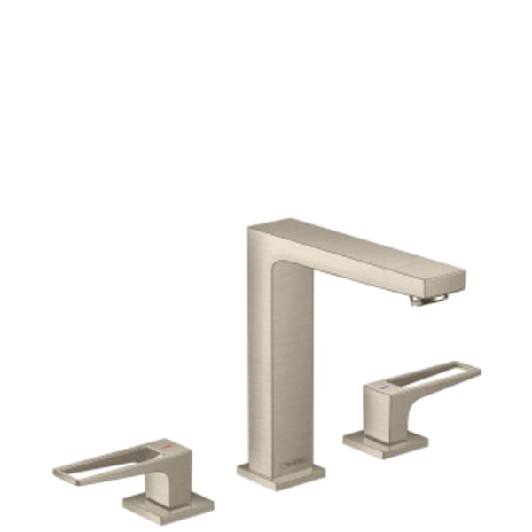 hansgrohe Metropol Widespread Faucet 160 with Loop Handles, 1.2 GPM in Brushed Nickel