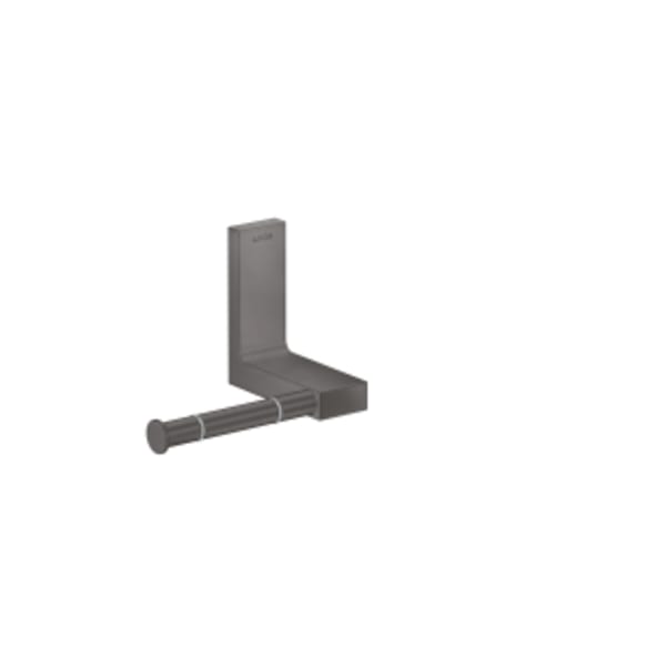 AXOR Universal Rectangular Toilet Paper Holder in Brushed Black Chrome