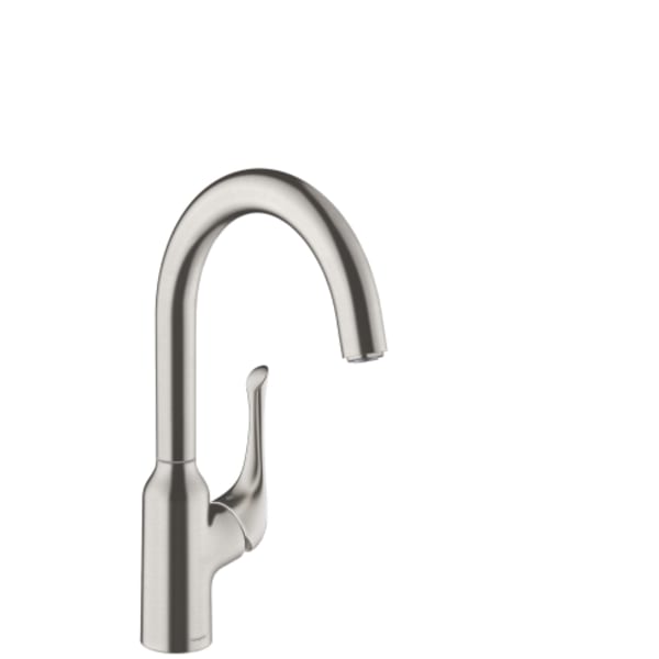 hansgrohe Allegro N Bar Faucet, 1.75 GPM in Stainless Steel Optic