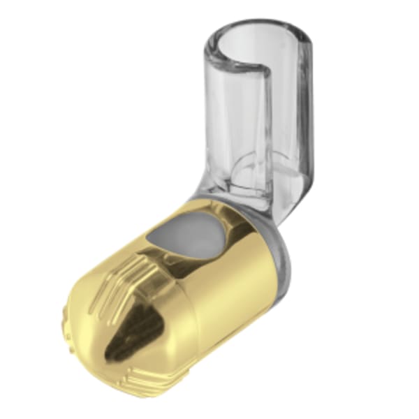 hansgrohe Unica Wallbar E Slider in Polished Brass