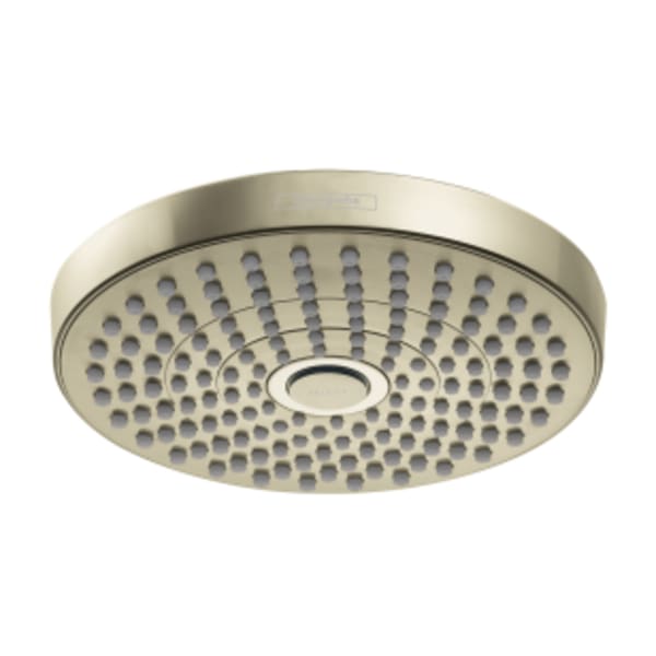 hansgrohe Croma Select S Showerhead 180 2-Jet, 1.8 GPM in Polished Nickel