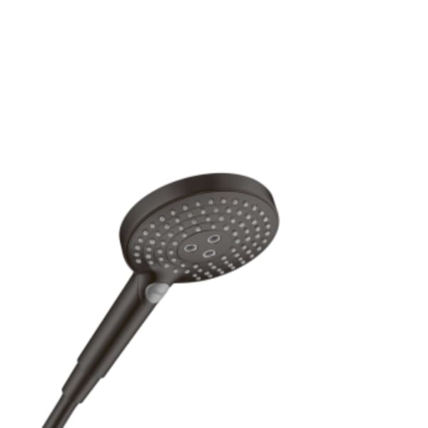 hansgrohe Raindance Select S Handshower 120 3-Jet PowderRain, 2.5 GPM in Matte Black