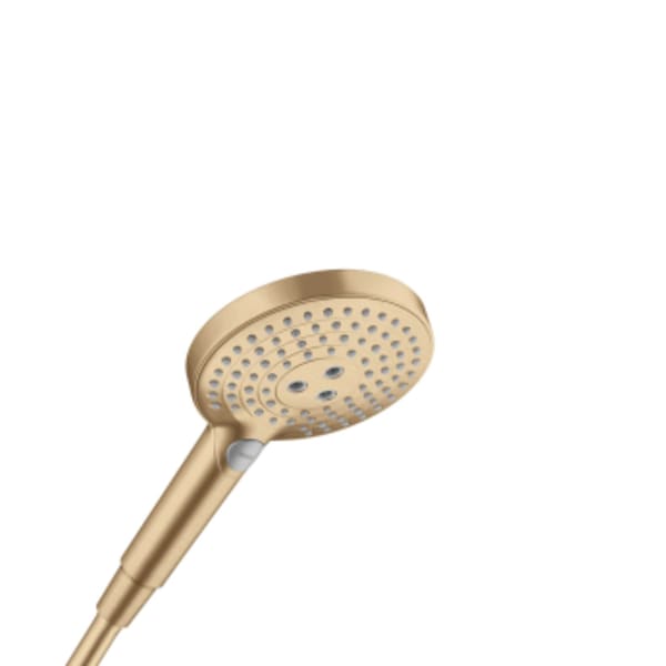hansgrohe Raindance Select S Handshower 120 3-Jet PowderRain, 2.5 GPM in Brushed Bronze