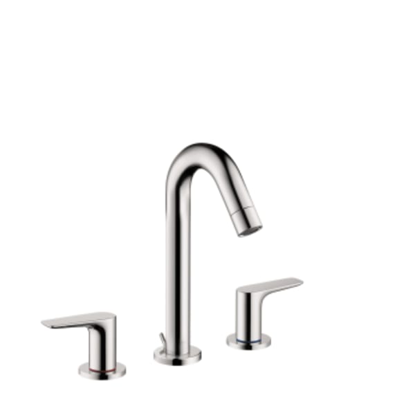 hansgrohe Logis Widespread Faucet 150 with Pop-Up Drain, 1.2 GPM in Chrome