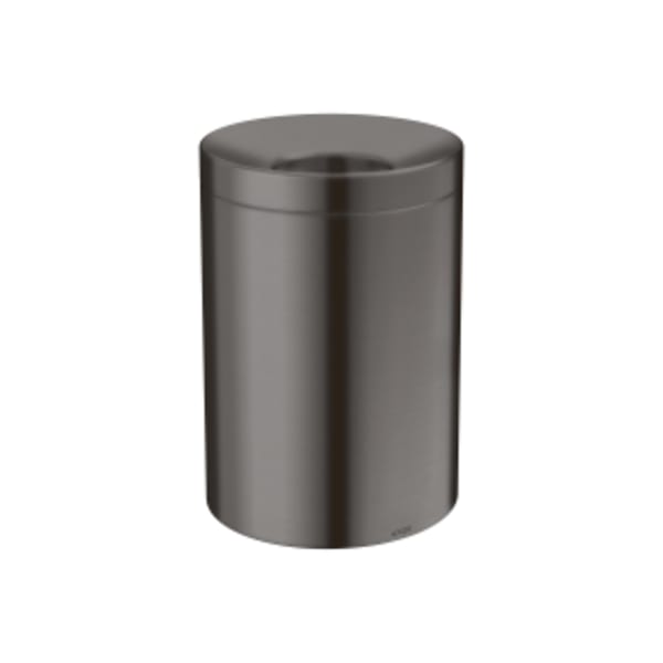 AXOR Universal Circular Waste Bin in Brushed Black Chrome