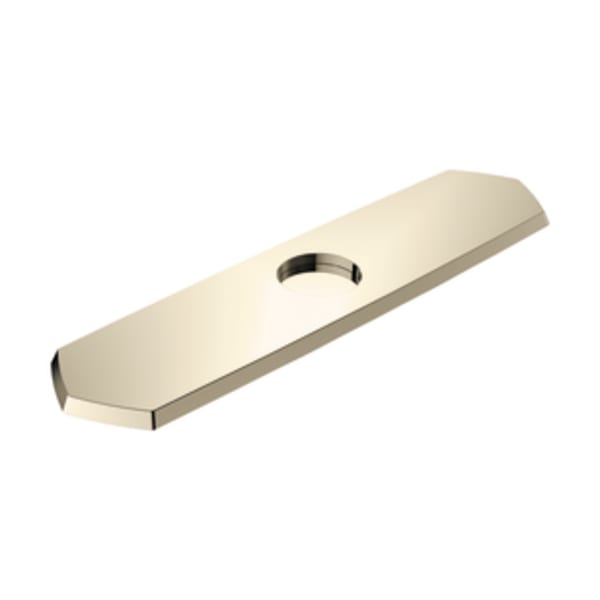 hansgrohe Locarno Base Plate for Single-Hole Kitchen Faucets, 10" in Polished Nickel