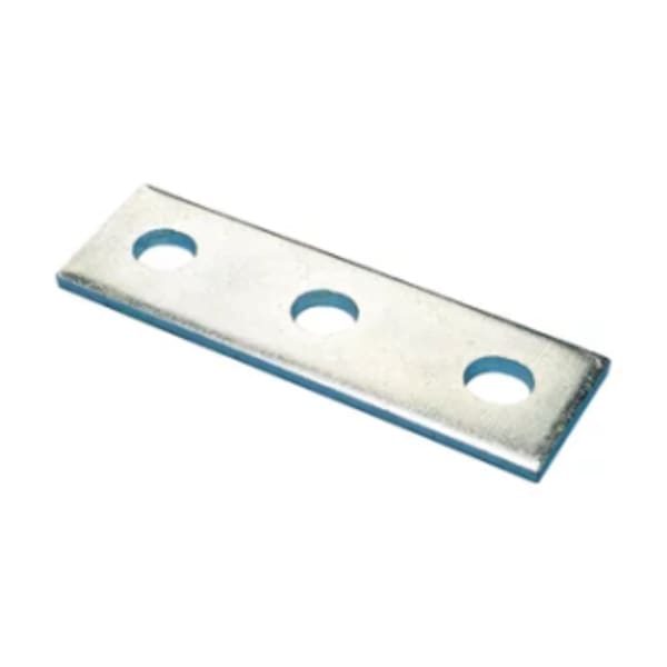 Three Hole Flat Bracket, Steel, EG, 5.375" (136.53 mm)