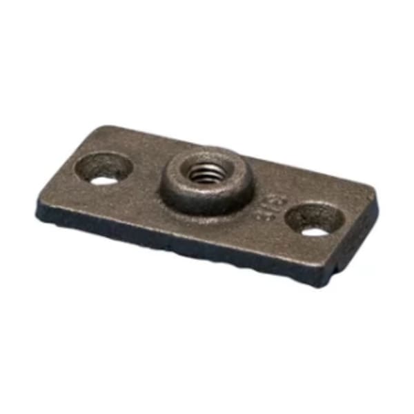 365M Malleable Iron Wall or Ceiling Plate, Plain, 3/8" Rod