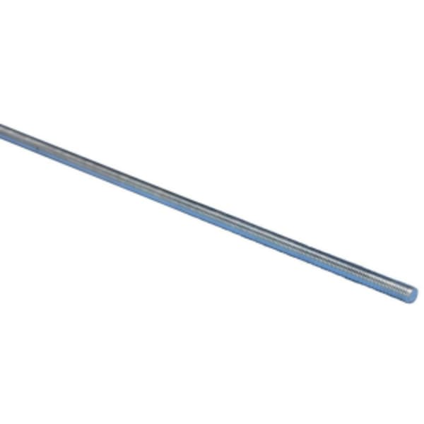 3/8" x 10' Threaded Rod, Steel, EG