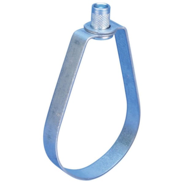 100 Heavy Duty Loop Hanger, 5" Pipe, 125 DN, 5.563" (141 mm) OD, 5/8" Rod