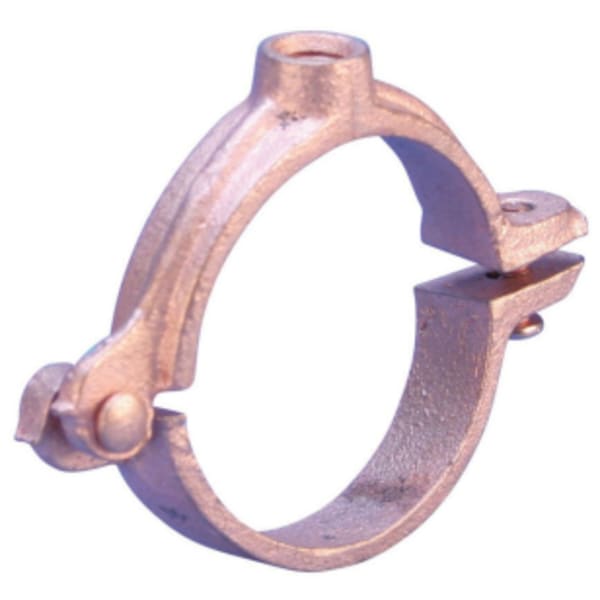 456 Malleable Split Ring Hanger for Copper Tube, 1" Copper Tube, 1 1/8" (28.6 mm) OD, 3/8" Rod