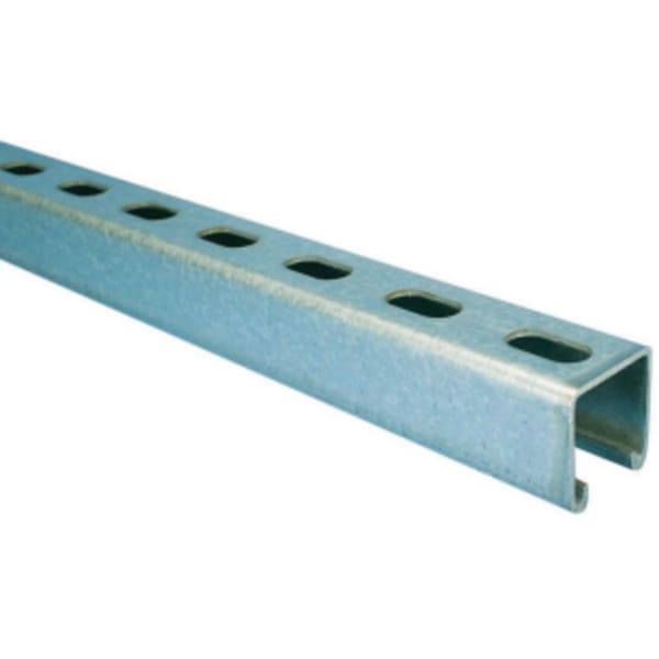 Strut Channel Type A, Slotted, Steel, Painted, Green, 10' x 1.625" x 1.625" x 12 GA (3,050 mm x 41 mm x 41 mm x 2.8 mm)