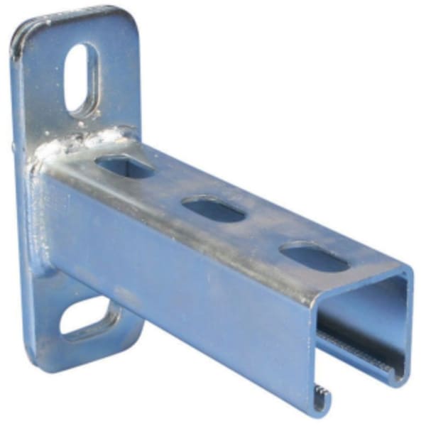 Strut Cantilever Arm Type A, Slotted, Steel, EG, 17.75" x 1.625" x 1.625" x 0.098" (450 mm x 41 mm x 41 mm x 2.5 mm)