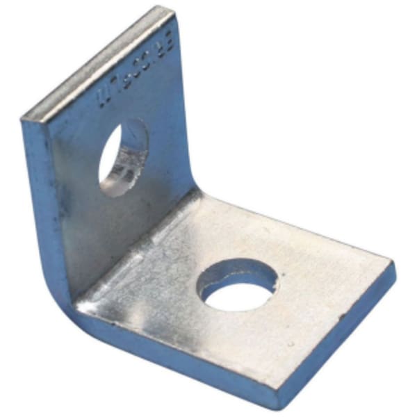 1-1 Hole Angle Bracket, Steel, EG, 2" x 1.875" (50.8 mm x 47.6 mm)