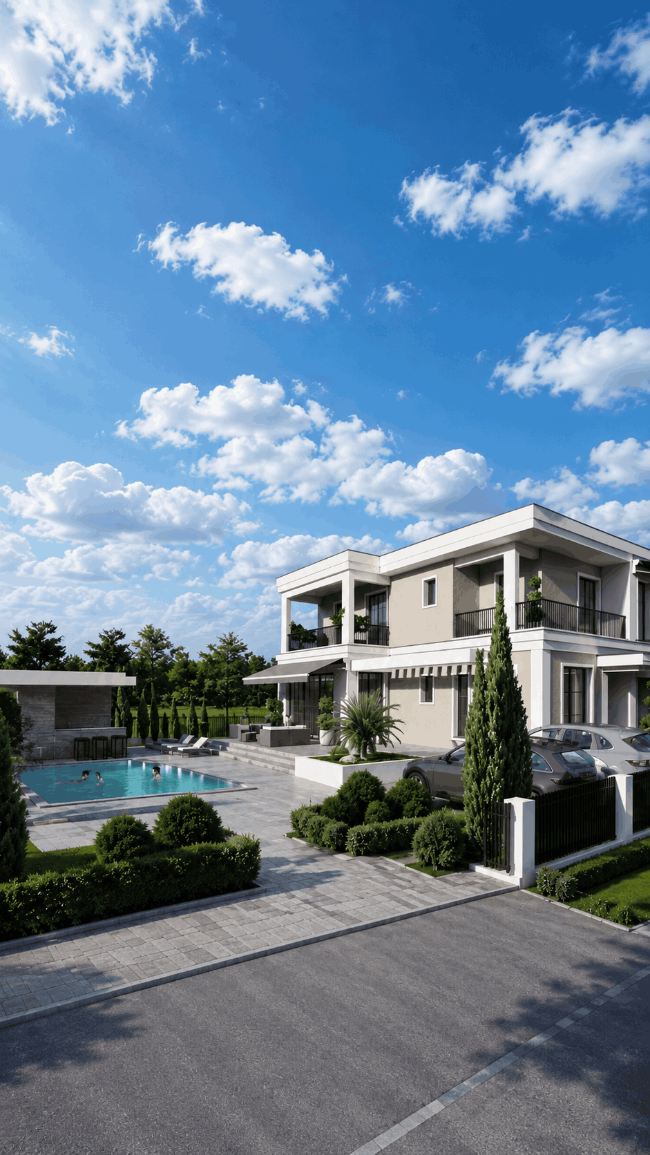 Savremena vila u Gornjoj Gorici — Podgorica