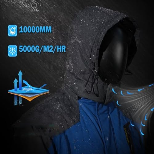 Vue 3 de Veste Homme Impermeable Manteaux