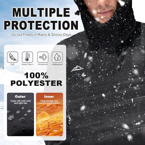 Vue 3 de Vestes De Ski Homme