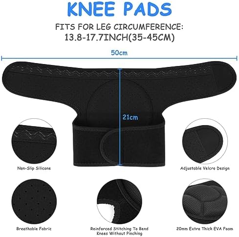 Vue 2 de Flintronic Genouilleres De Protection