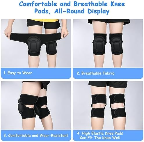 Vue 3 de Flintronic Genouilleres De Protection