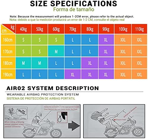 Vue 4 de Zzjcy Gilet Airbag Professionnel