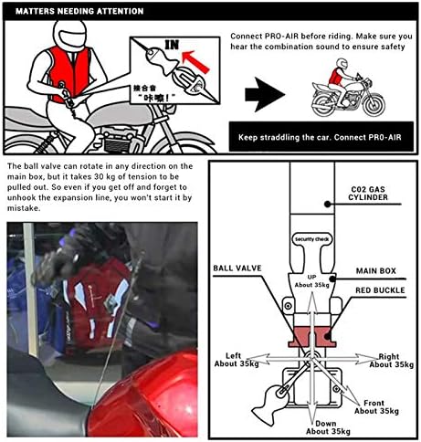 Vue 6 de Zzjcy Gilet Airbag Professionnel